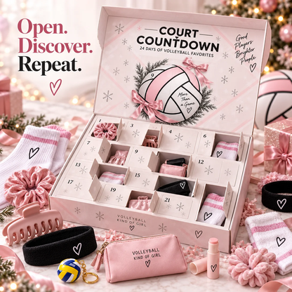 🏐 24-Day Volleyball Advent Calendar – Daily Surprise Gift for Volleyball Girls