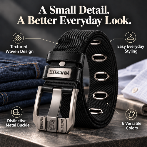 🔥 One Belt. Endless Outfits. — Men's Classic Woven Belt in 6 Colors