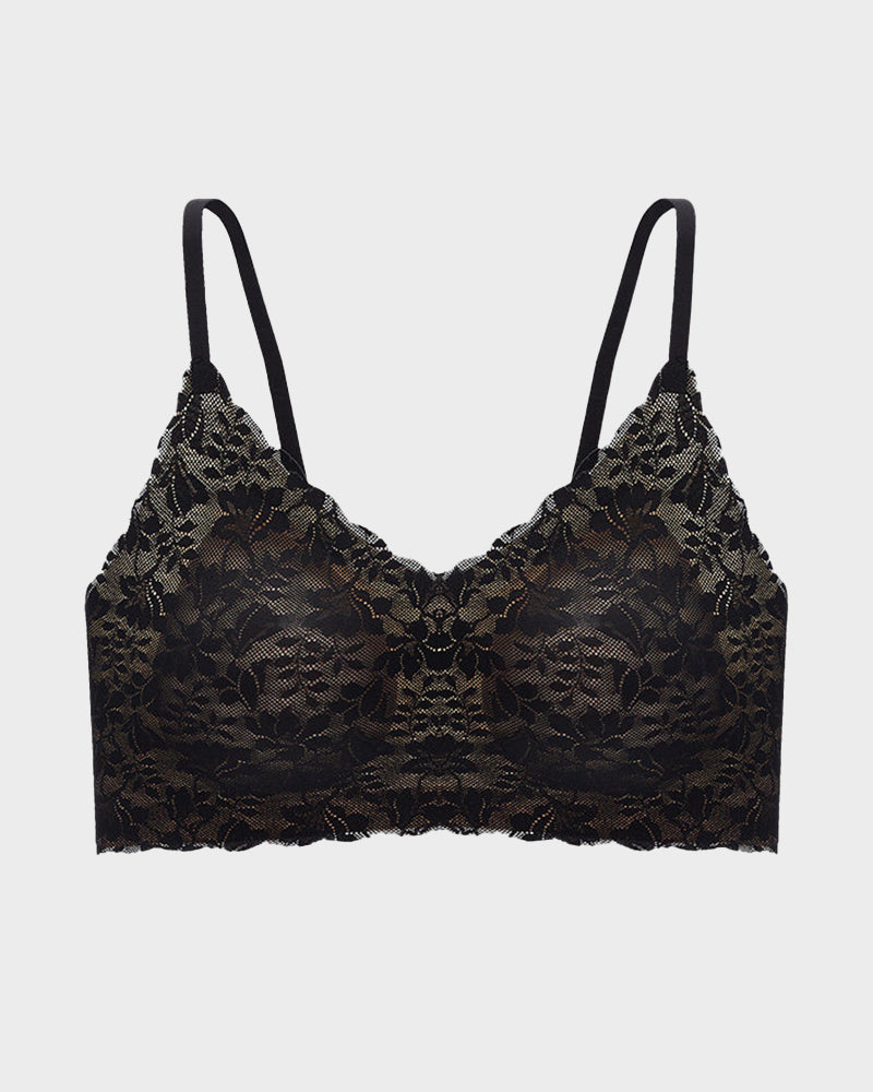 Breathable Lace Lift Bra
