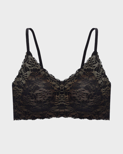 Breathable Lace Lift Bra