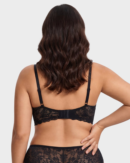 Breathable Lace Lift Bra