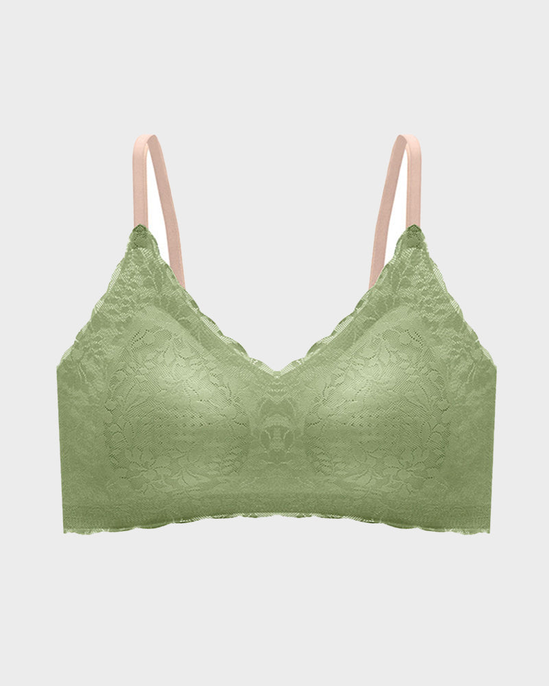 Breathable Lace Lift Bra
