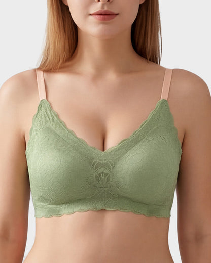 Breathable Lace Lift Bra
