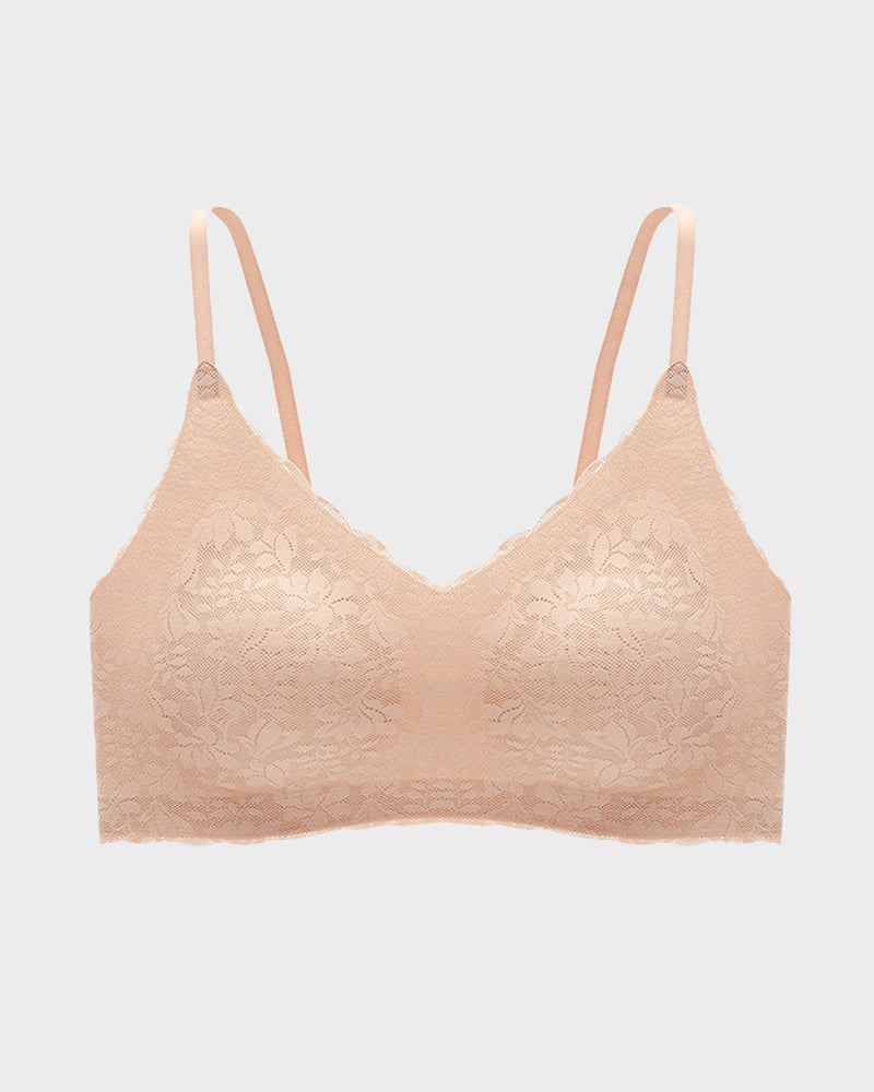 Breathable Lace Lift Bra