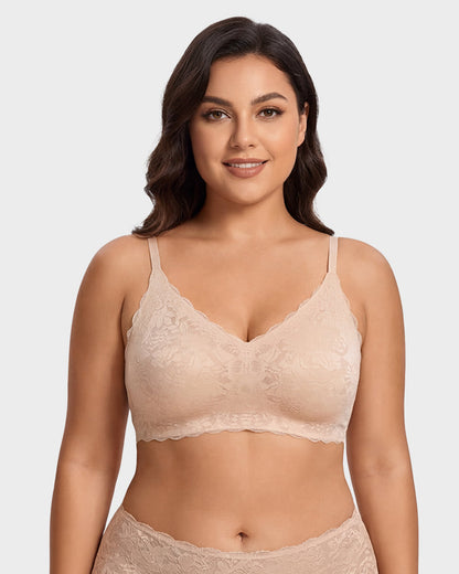 Breathable Lace Lift Bra