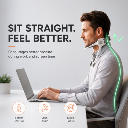 🔥LAST DAY 55% OFF🔥 Neck Reset Support Brace – Adjustable Neck Posture Corrector for Daily Comfort