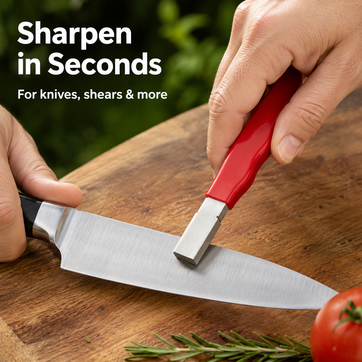 🔪Blade-X Portable Sharpener | Heavy-Duty Tungsten Carbide Tool 🛠️