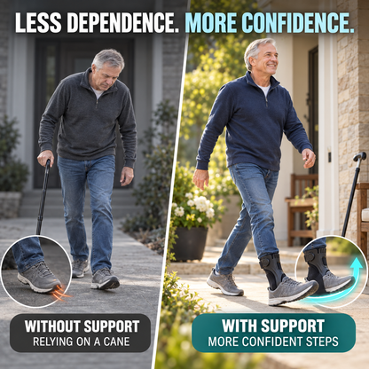 ⚡50% OFF🦶 AFO Foot Drop Brace✨ Adjustable & Breathable Support