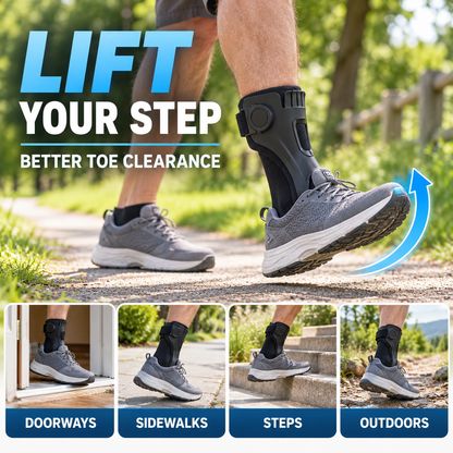 ⚡50% OFF🦶 AFO Foot Drop Brace✨ Adjustable & Breathable Support