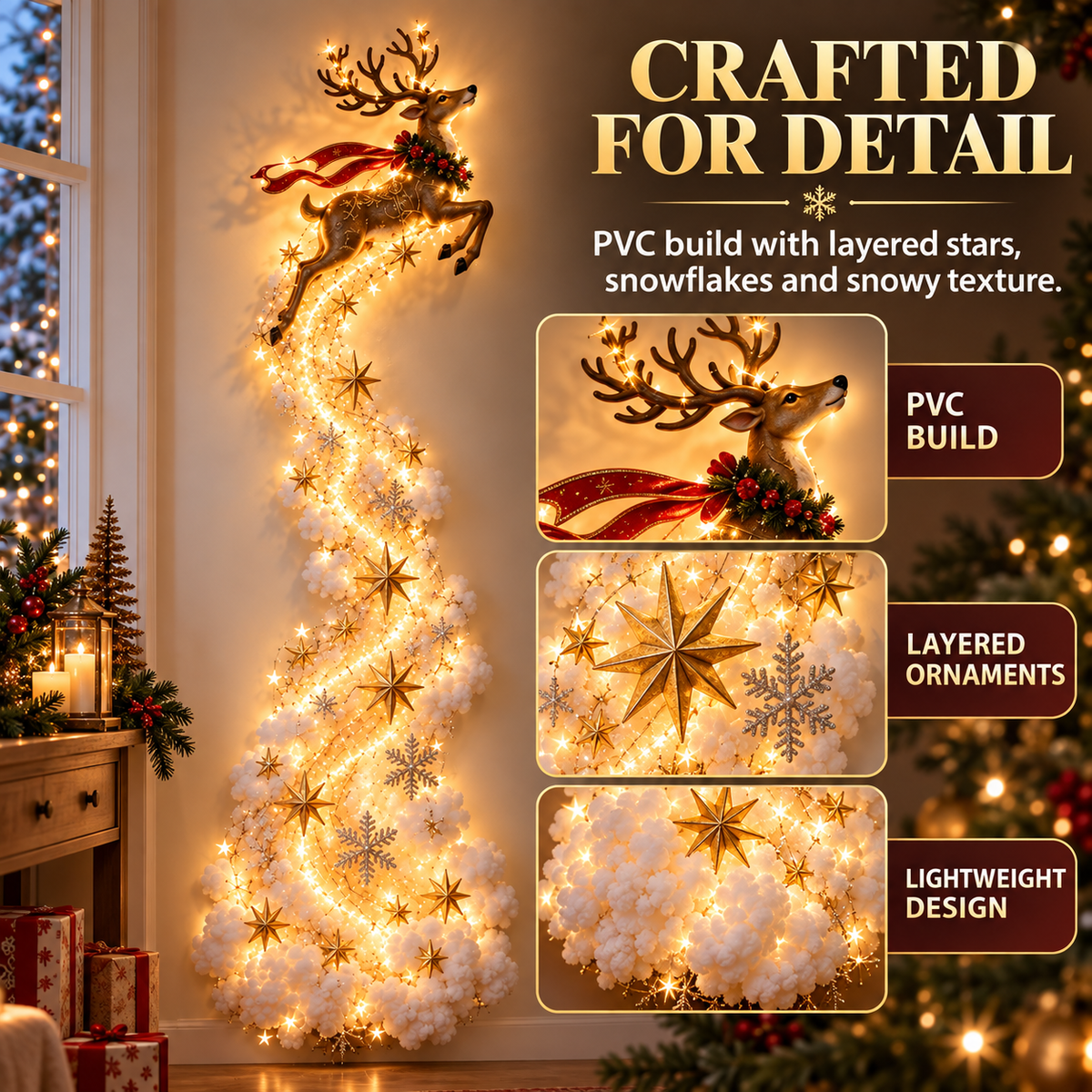 ✨Limited Time-50% OFF🎅 Christmas Wonderland Wall Light✨ Cozy Holiday Glow for Home🏠