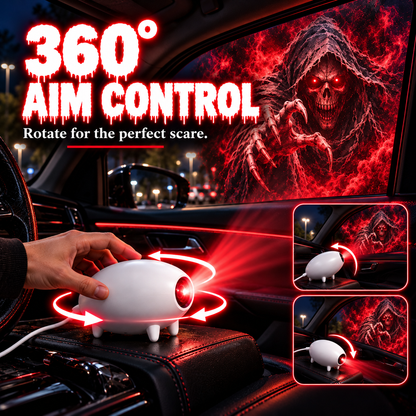 💥 50% OFF 👻 Halloween Car Window Projector 🎃 Turn Your Ride Into a Horror Scene