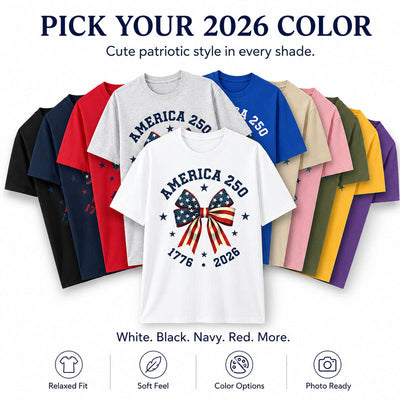 America 250 Bow Tee