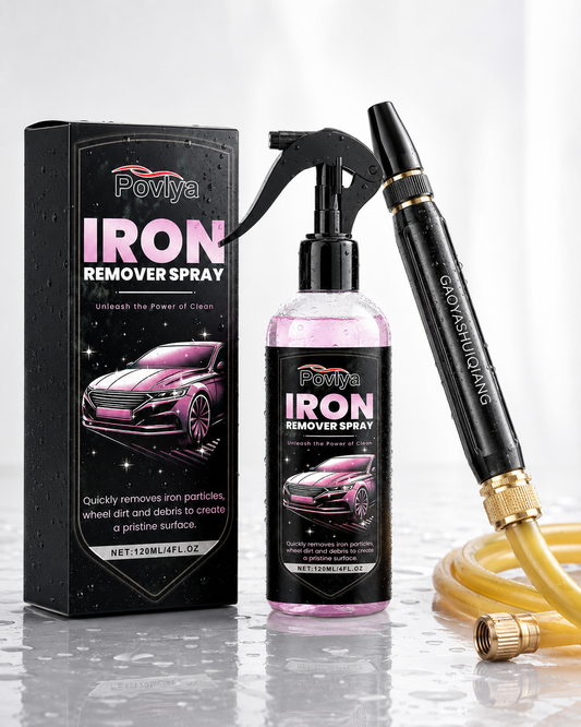 🔥2-in-1 Car Rust Removal Kit – Rust Remover Spray with High-Pressure Water Gun