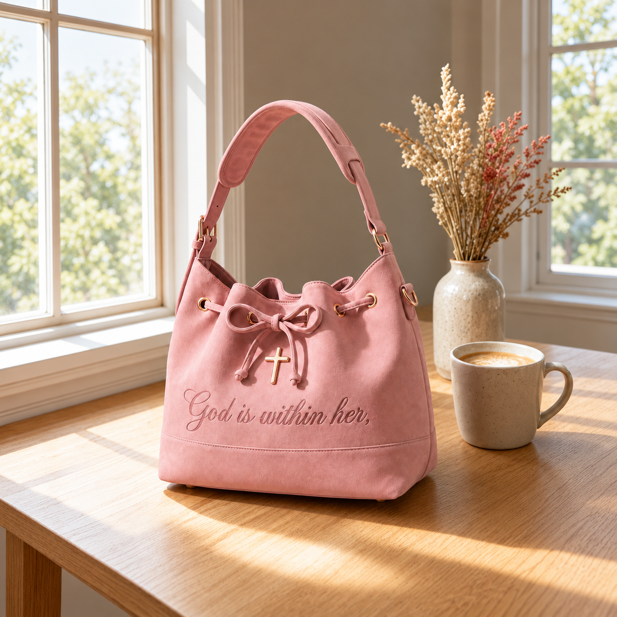 ✝️ Psalm 46:5 Christian Tote Bag | Faith-Inspired Bible & Laptop Bag