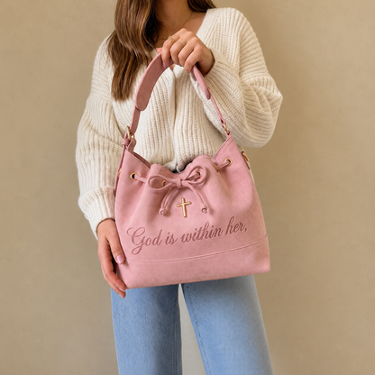 ✝️ Psalm 46:5 Christian Tote Bag | Faith-Inspired Bible & Laptop Bag