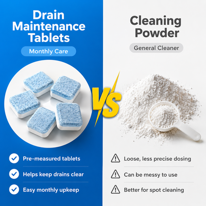 💥LAST DAY 49% OFF🫧Drain Cleaning Tablets 12 Pack For Sinks, Showers & Washing Machines