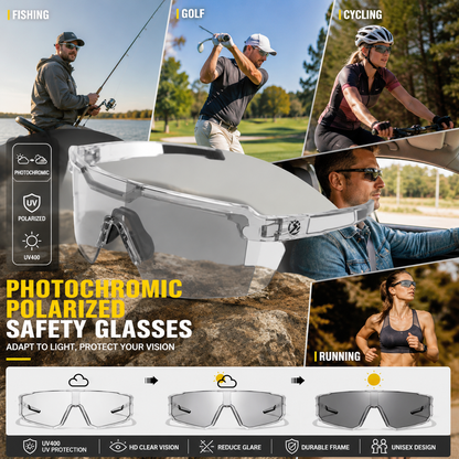 VeroOptix™ Pro Photochromic Sunglasses | Intelligent Light-Transition Polarized Aviators