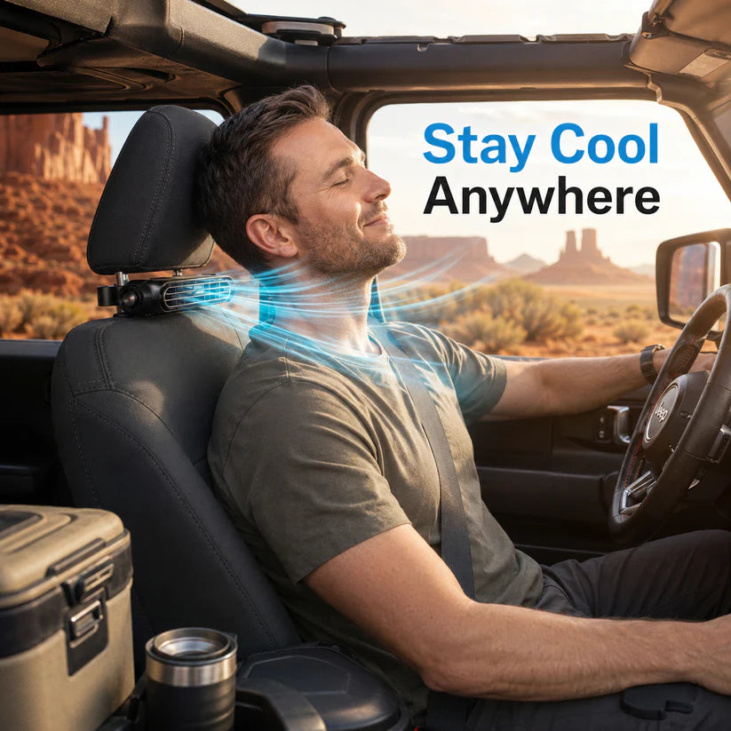🔥Father’s Day 60% Off丨Dual Turbo Car Seat Cooling Fan