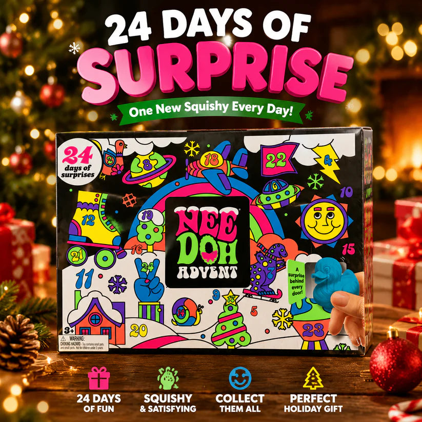 🎄2026 NeeDoh 24-Day Squishy Advent Calendar – A New Surprise Every Day 🎁