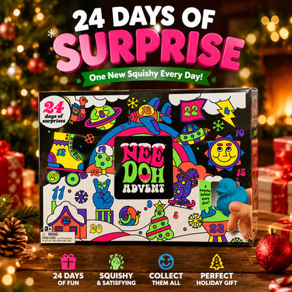 🎄2026 NeeDoh 24-Day Squishy Advent Calendar – A New Surprise Every Day 🎁