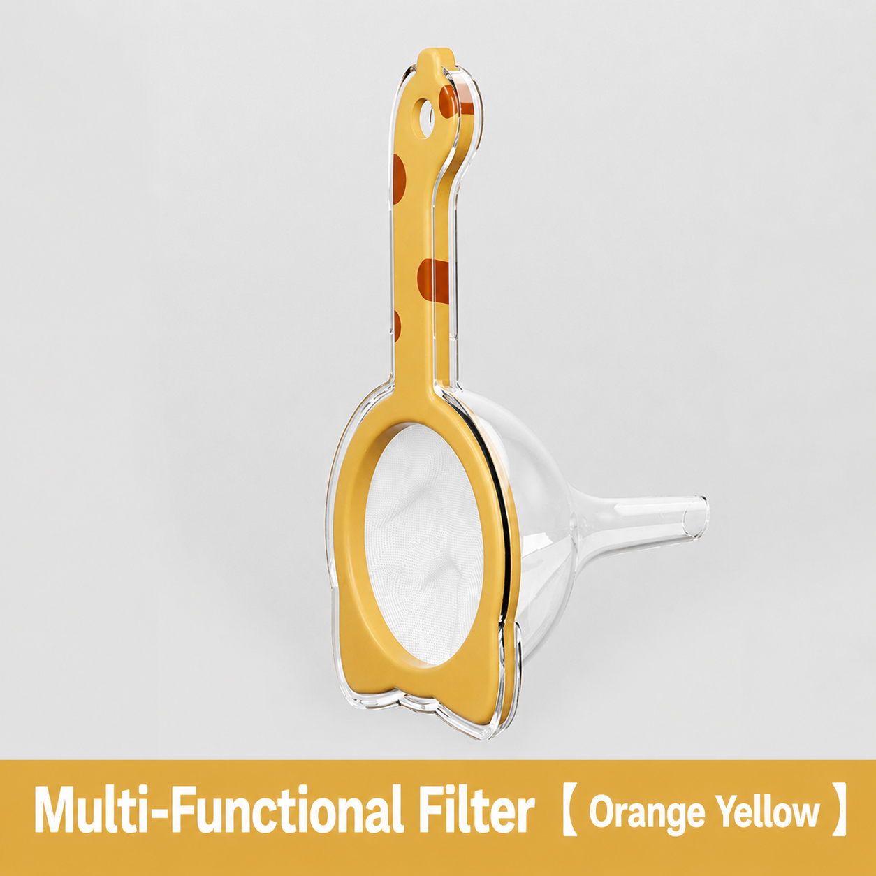 🍾Detachable Fine Mesh Funnel Strainer😍AII-IN-ONE-Ideal for straining and storing all types of food