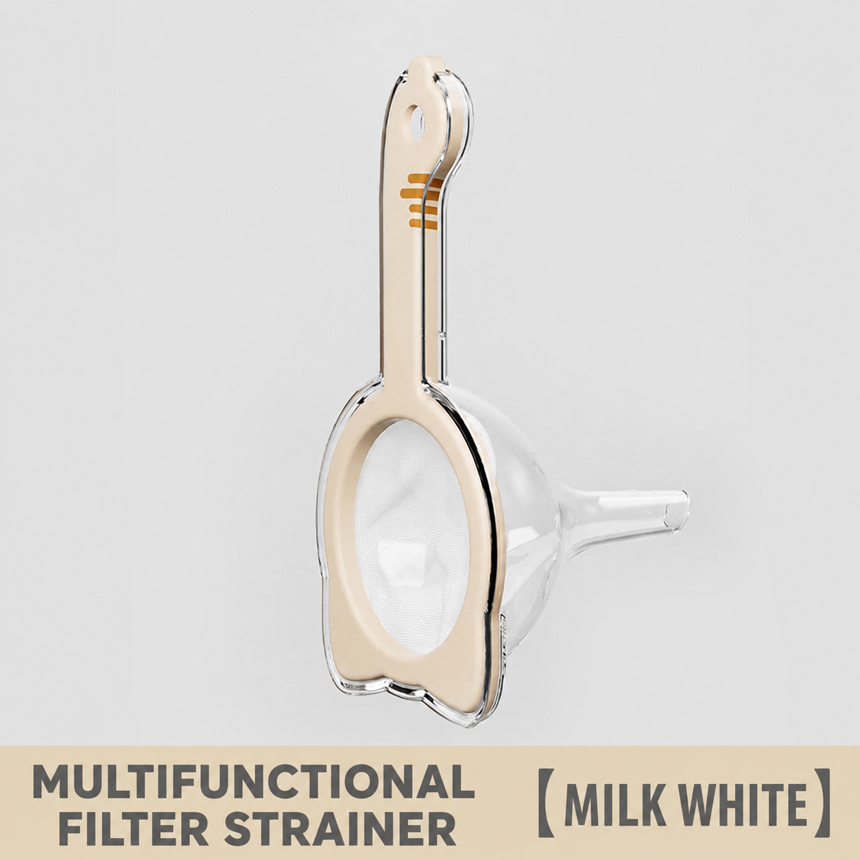 🍾Detachable Fine Mesh Funnel Strainer😍AII-IN-ONE-Ideal for straining and storing all types of food