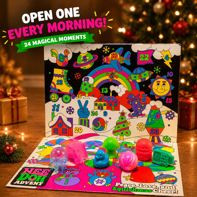 🎄2026 NeeDoh 24-Day Squishy Advent Calendar – A New Surprise Every Day 🎁