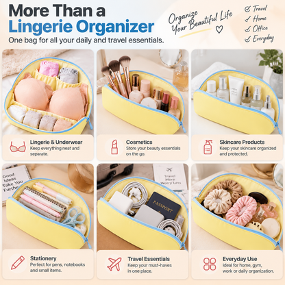 🔥LAST DAY 49% OFF -✨ Travel Lingerie Organizer Bag – Keep Bras, Panties & Socks Neatly Organized Anywhere