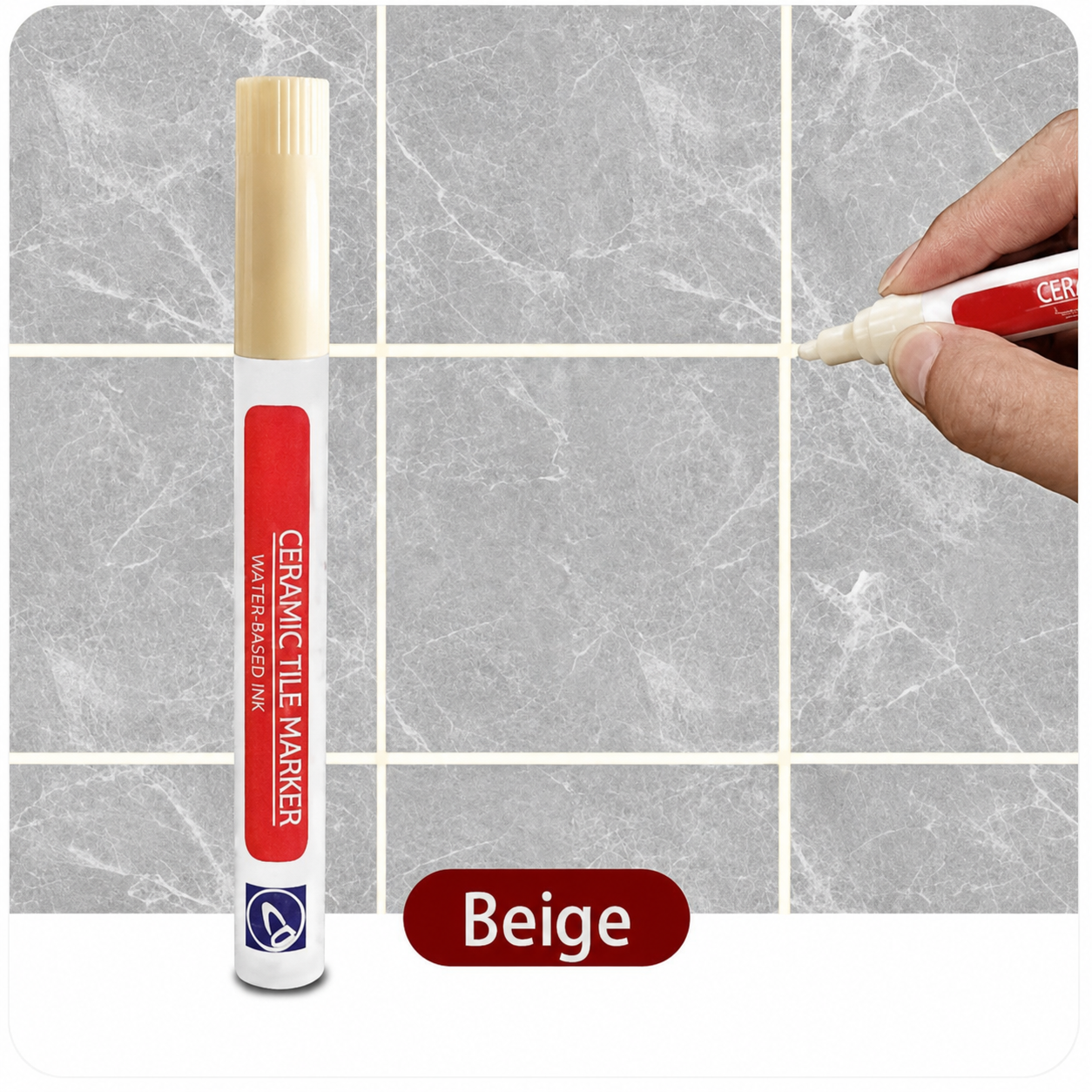 🔥Limited Time 50% OFF🔥Anti-Mould & Waterproof Joint Pen for Ceramic Tiles