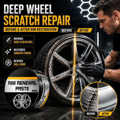 ✨ All-in-One Wheel Care & Restoration Paste | Clean, Polish & Protect 🚗