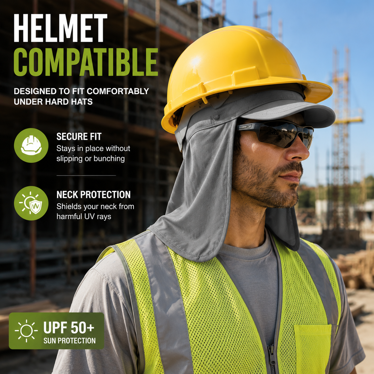 ⚡Hot Sales 49% OFF🔥3-pack Cooling Skull Cap Elastic Hard Hat☀️