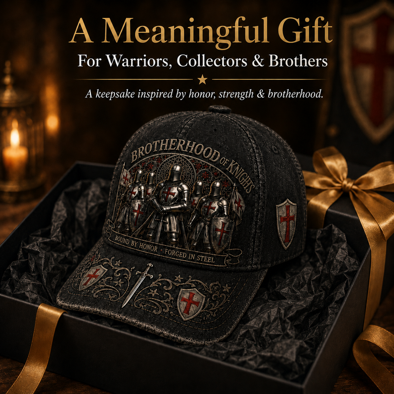 ⚔️ Brotherhood Of Knights Honor Cap 🎁 Free Honor Coin With Every Cap Purchase