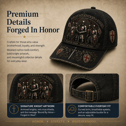 ⚔️ Brotherhood Of Knights Honor Cap 🎁 Free Honor Coin With Every Cap Purchase
