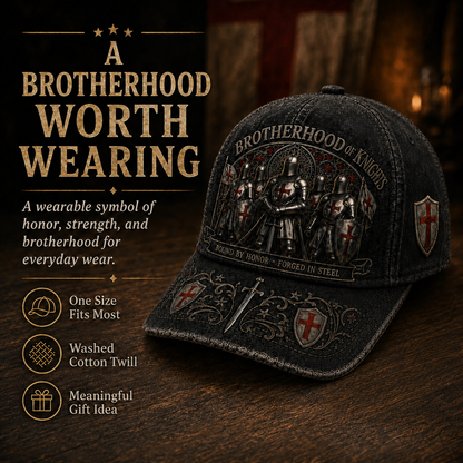 ⚔️ Brotherhood Of Knights Honor Cap 🎁 Free Honor Coin With Every Cap Purchase