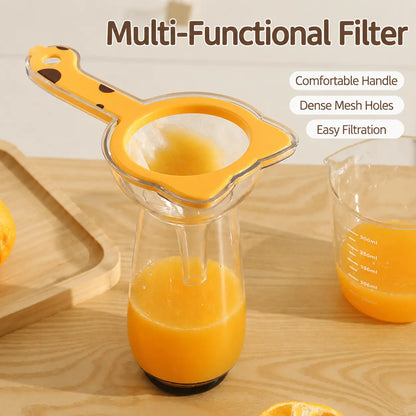 🍾Detachable Fine Mesh Funnel Strainer😍AII-IN-ONE-Ideal for straining and storing all types of food