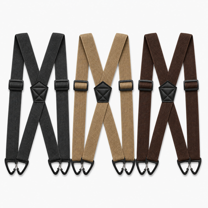 🔥Limited Time 50% OFF🔥Men's X-Back Suspenders with Hook Clips