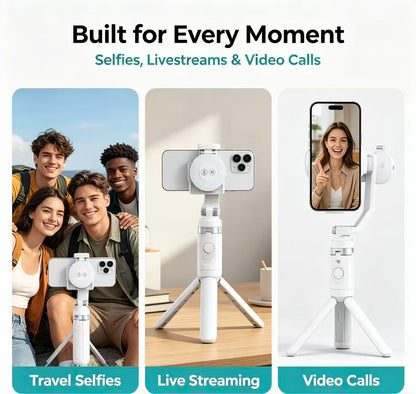 📸LAST DAY 49% OFF-Zoomable Magnetic Palm Grip | Selfie Stick & Tripod