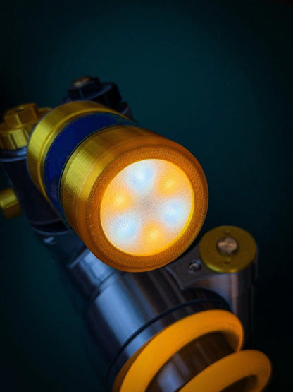 🎁Father's Day Special Sale🔥Inspired Suspension Shock Absorber Lamp - Adjustable LED Light for Gamers & Car Enthusiasts💡
