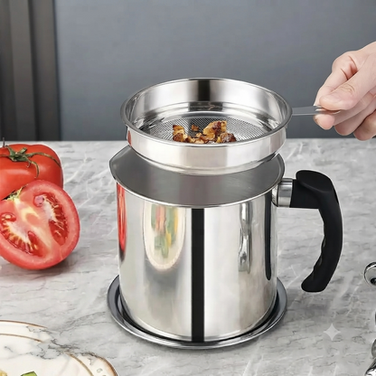 🔥 Hot Sale | Modern Kitchen Oil Dispenser with Tray & Lid