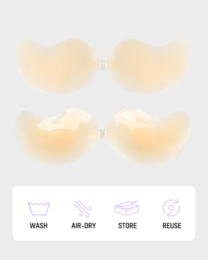 Mango Cup Ultra-Thin Silicone Adhesive Bra (2 Pairs)