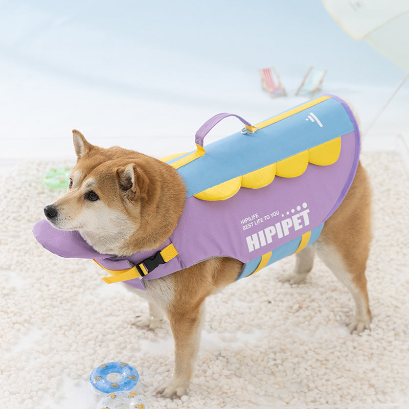 🔥Summer Special🐶Dinosaur Dog Swim Float Vest with Chin Support & Rescue Handle