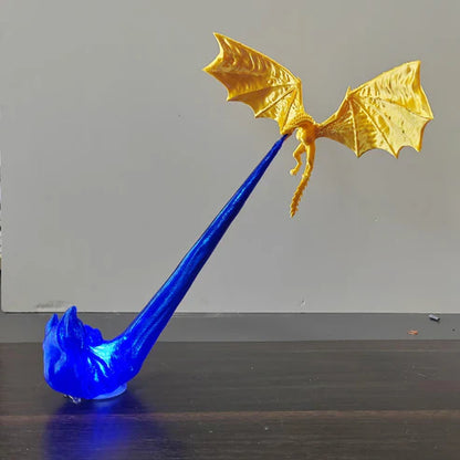 🔥 Limited 50% OFF🐉 Fire-Breathing Dragon Bookshelf Decor Lamp + LED Flame Light Kit