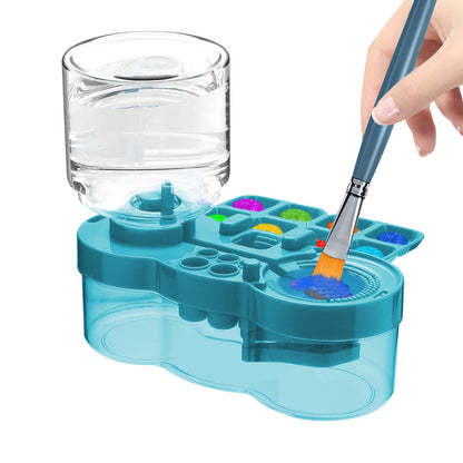 49% OFF🎨💧 Upgraded Paint Brush Cleaner Cup, Circulating Water Brush Rinser for Acrylic & Watercolor, Art Gift for Artists