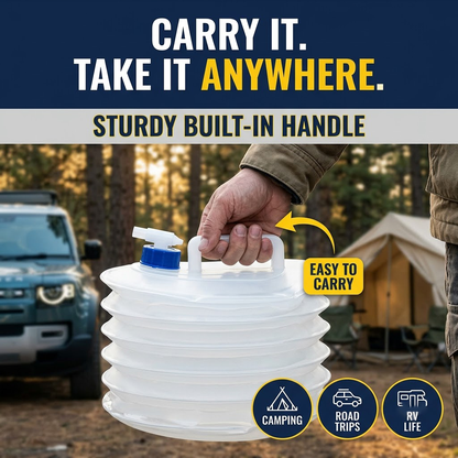 Collapsible Water Jug with Spigot