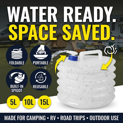 Collapsible Water Jug with Spigot