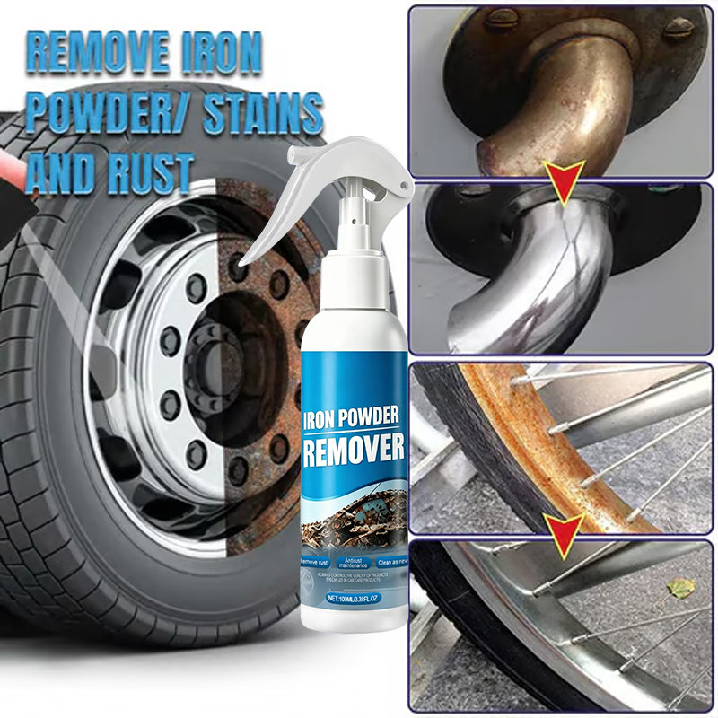 Automotive Rust Remover Spray 100ML – Fast-Acting Iron & Rust Cleaner for Wheels, Rims, Metal Surfaces
