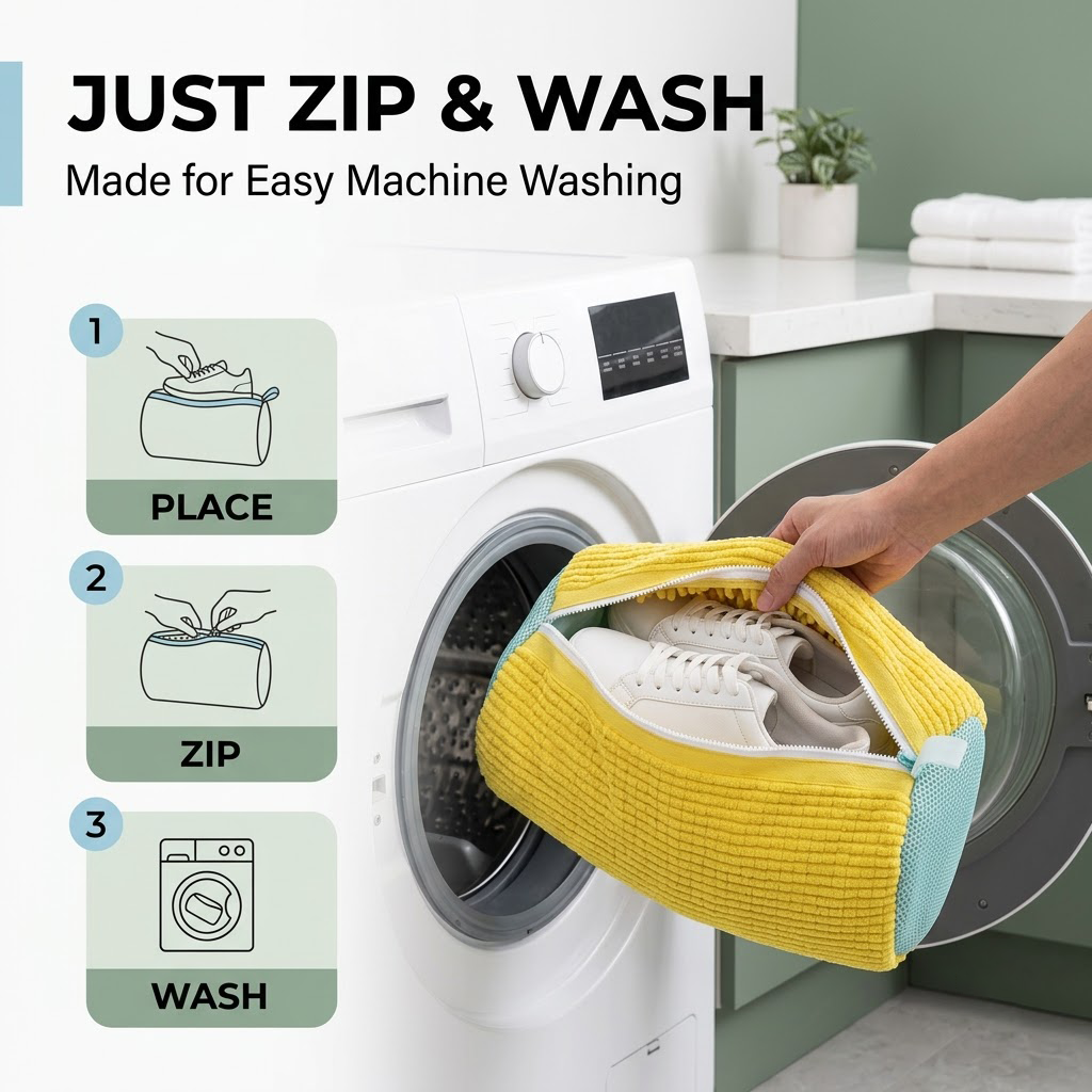 Reusable Shoe Washing Bag