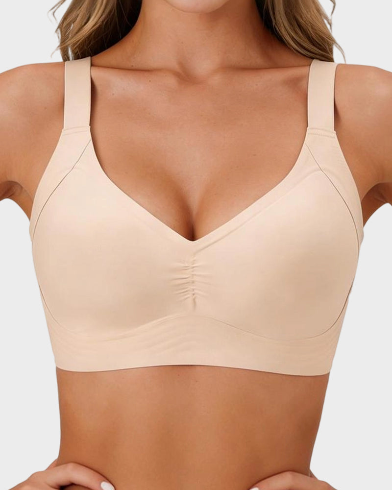 Plus-Size Wireless Full Coverage Minimizer Bra