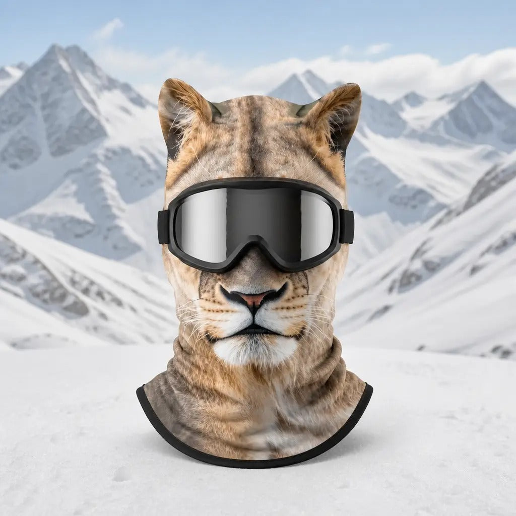 ❄️ Winter Hot Sale – WildFace™ Animal Ski Balaclava – Warm Fleece Mask That Makes Everyone Look Twice