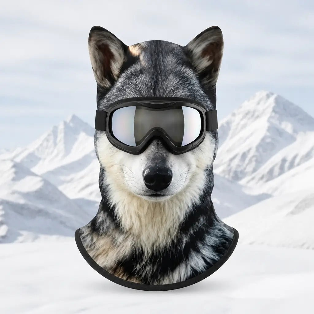❄️ Winter Hot Sale – WildFace™ Animal Ski Balaclava – Warm Fleece Mask That Makes Everyone Look Twice